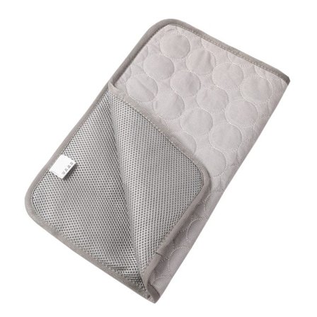 Ekstra stor kølemåtte til hunde Køleplade til kæledyr Åndbar sommer køleplade til hunde, katte, grå XL 100x70 cm[GKS]