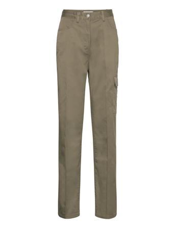 Calvin Klein Jeans Stretch Twill High Rise Straight Khaki Green