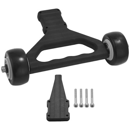 Kaksipyöräinen Wheelie Bar 1/5 Arrma Kraton 8s Outcast 8s RC-auton päivitysosille, musta