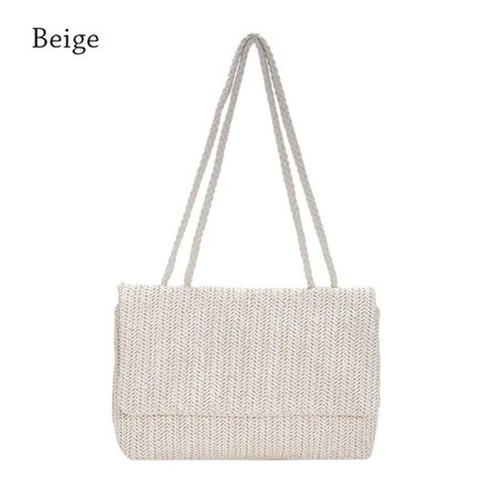 Halmväska Handväska BEIGE