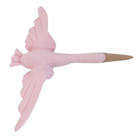 Kreativ vægophængs-svane fyldt babytøj soveværelsesdekoration lyserød