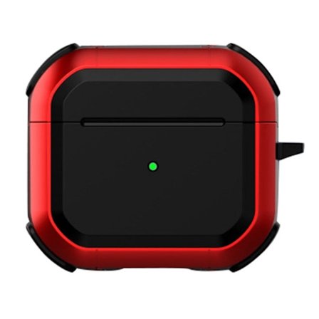 AirPods Pro 2 dubbelfärgat skyddsfodral med spänne - Röd