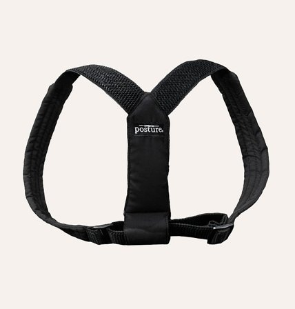 Swedish Posture Junior Posture Brace Black 6-12 år, Medicin & Pleje, Støttebind, Rygstøtte