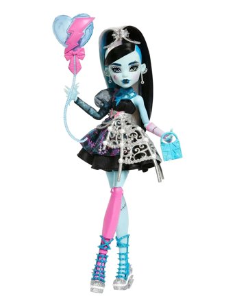 Monster High Scary Sweet Birthday Frankie Stein Doll In Party Dress With Balloon & Gift - Multi/patterned - ONE SIZE