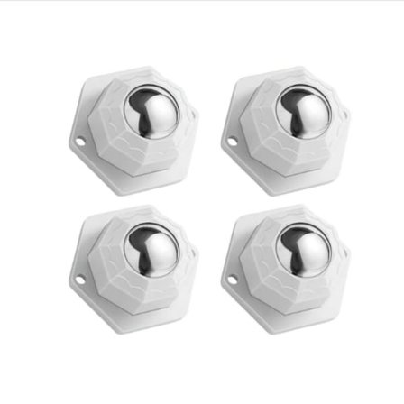 4 stk Møbelhjul, Selvklebende Svingbare Hjul