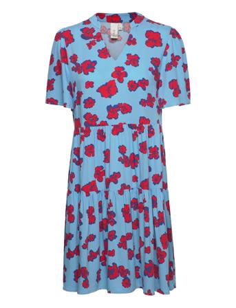 Yasnellie 2/4 Dress Dresses Summer Dresses Blå YAS*Betinget Tilbud