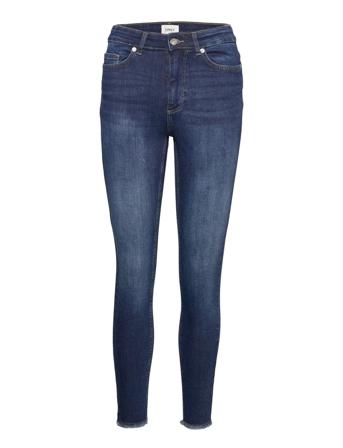Onlkyle Hw Sk Ankle Raw Hem Tai Box Blue ONLY