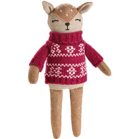 HUNTER Dog Toy Birka Deer Brown/Red