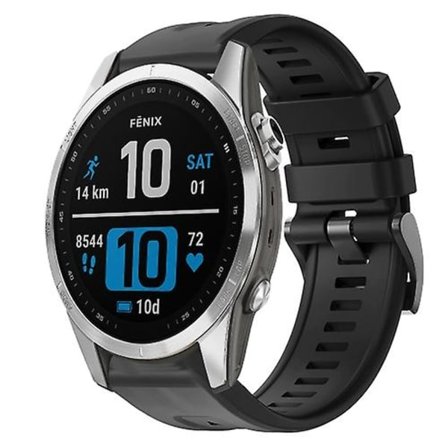 För Garmin Fenix ​​7s metallspänne i enfärgad watch
