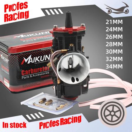 Motorcykel Mikuni PWK Förgasare 21 24 26 28 30 32 34 mm Motordel Förgasare Med Power Jet Dirt Bike ATV Ny design 24MM