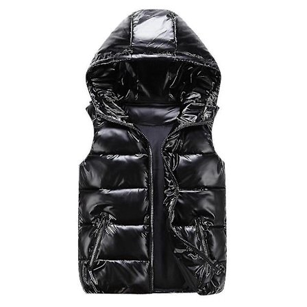 Letvægts Puffer Vest Unisex Skinnende Vandtæt Ærmeløs Jakke Red XL