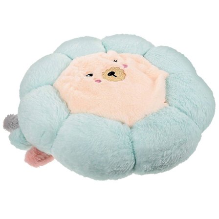 Katte Sovested Blomsterformet Kæledyrsseng Egnet Til Indendørs Brug 40X40X9cm Blød Pude 1-pak