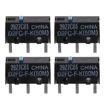 4kpl/setti D2FC-F-K (50M) Hiiren mikrokytkin MX G -sarjan mikrokytkimelle