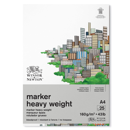 Marker Pad Heavyweight A4 160g