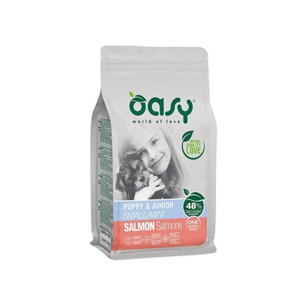 Oasy One Animal Protein Puppy & Junior Small & Mini Con Salmone
