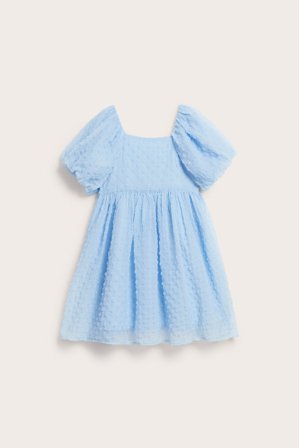 Kappahl | Chiffonkjole med sløyfe Lyseblå 116 | Lyseblå