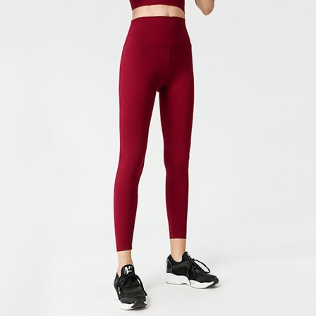 Stretch High Waist Skinny Running Athletic Pants - Röd