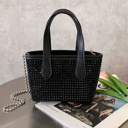 Dam Messenger Bag Dame Axelväska SVART