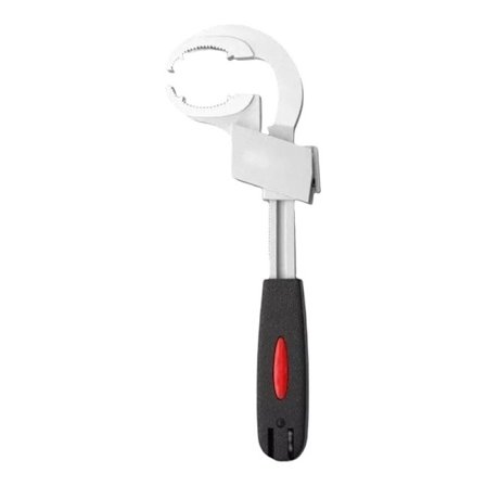 Justerbar multifunktionel badeværelsesnøgle stor diameter 80mm nøgle vask hane smalt kloakrør VVS reparationsværktøj 1 stk