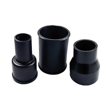 3 stk. Vakuumadapter Kombinasjonssett Passer Våt/Tørr Støvsugere Koblingstilbehør, 2-1/2 tommer til 1-7/8 tommer.