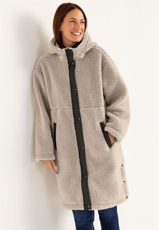 Cellbes of Sweden - Pilejacka med huva - beige - för damer - 34/36