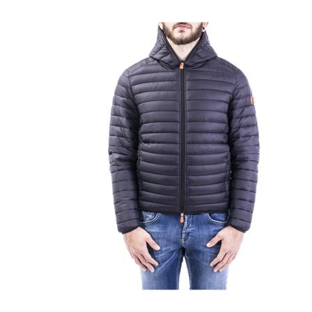 Save The Duck, Down Coat Zwart, Heren, Maat:S