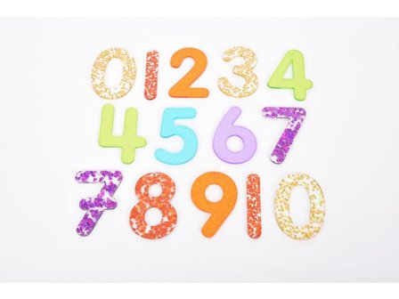 Sensoriska siffror glitter 14/fp - Lyreco - Skola och förskola - Klassrummet / Lära - Sensoriska produkter