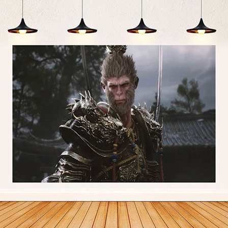 Black Myth Wukong syntymäpäiväjuhlan koristetausta (210*150CM tyyli 3)