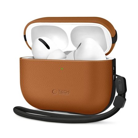 Tech-Protect Apple Airpods Pro 3 Etui Natural Fit - Brun