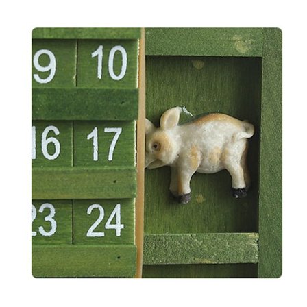 Årsplanerare Daglig Plan Träväggkalender Manuell Fyrkantig Evighetskalender Hemväggsdekoration One Size