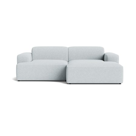 Madrid chaiselong sofa, højrevendt - Aragon Krystal Blå - 240x101x73 - Sofa, chaiselong