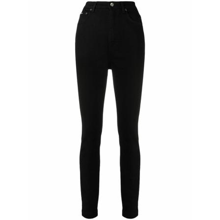 Dolce & Gabbana Stretch denim Grace jeans Sort, Dame
