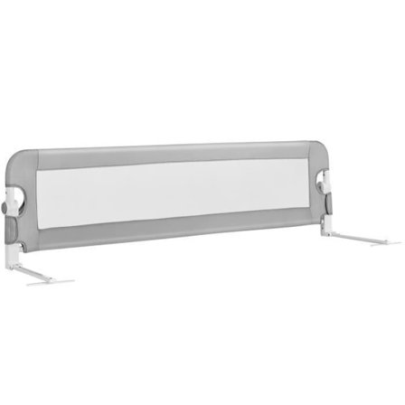COSTWAY Foldbar sengehest til baby/barn 150x52CM i Oxford stofvinkel 0°-180° med blødt skum, forborede huller Grå
