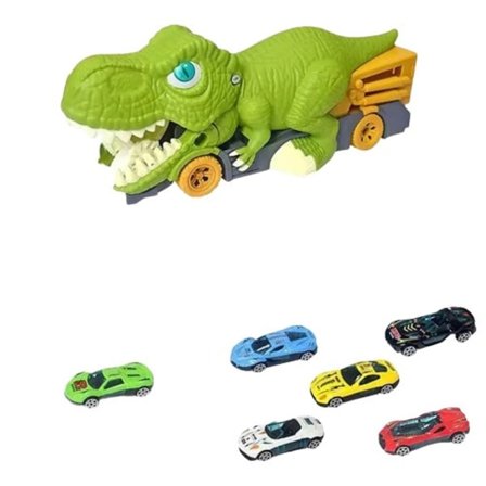 Dinosaur Legetøj Lege Køretøj Spil For Dreng Bil Carrier Lastbil Børn Montessori Gave Børn Racing Ban