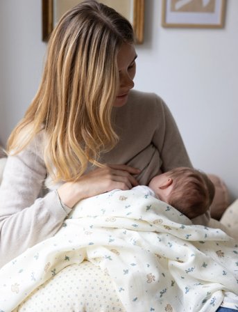 Cam Cam Copenhagen Swaddle - Gots - Cream - ONE SIZE