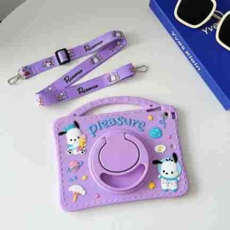 Fodral för iPad Air 2/Air 6/Pro 9,7-tum Bärbar Lila Pacha Hund