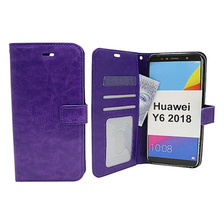 Crazy Horse Wallet Huawei Y6 2018