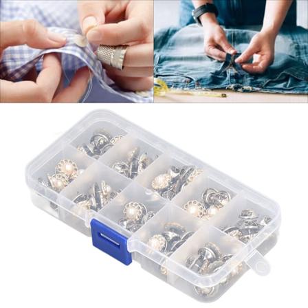 150 kpl peitepainikkeita Faux Pearl Style Muovi Metalli Laaja Sovellus Naisten Rintaneulapainikkeet Ompeleluun DIY Helmiketju Kukka
