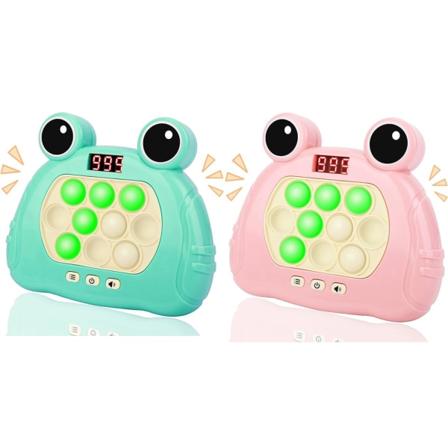 2 PAKKE Puzzle Pop It Spillmaskin, Trykk Pops Boble Sensorisk Fidget