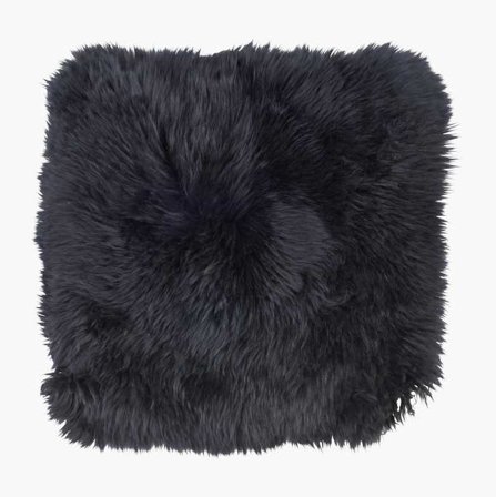 Biltema - Sittepute av saueskinn svart