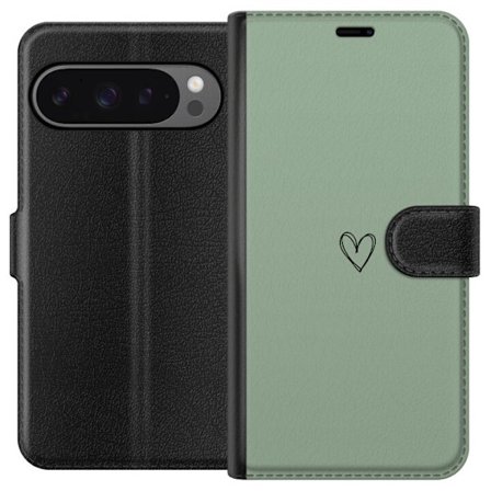 Kompatibelt Plånboksfodral till Google Google Pixel 9 Pro XL Hjärta