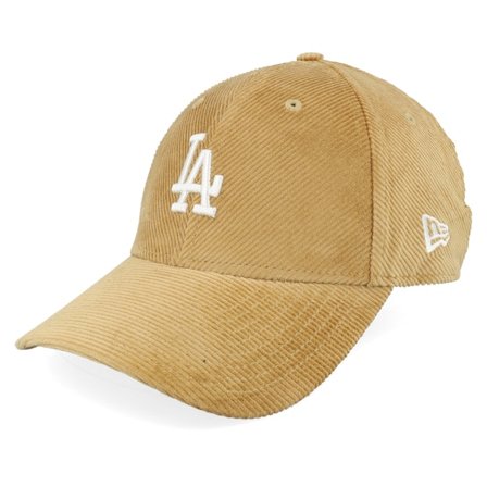 New Era - MLB Beige adjustable Lippis - Los Angeles Dodgers Corduroy 9FORTY Beige Adjustable @ Hatstore