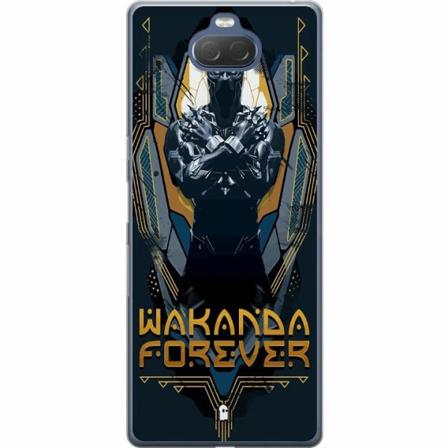 Sony Xperia 10 Genomskinligt Skal Black Panther: Wakanda Forev