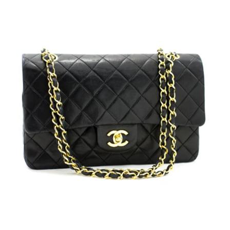 Chanel Vintage, Pre-owned Leather chanel-bags Zwart, Dames, Maat:ONE Size