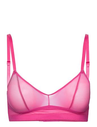 Mesh Balc Tte Lingerie Bras & Tops Balc Tte Bras Pink Understatement Underwear
