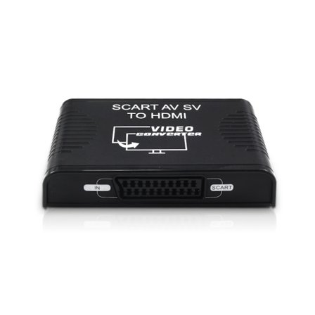 SCART AV/S-video till HDMI-omvandlare - Uppskala analog video till HDMI för moderna skärmar