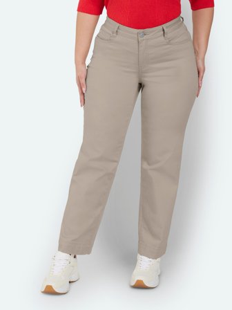 CISO - Selma Bukser - Sand - Curvy Slim Fit / Lige Ben