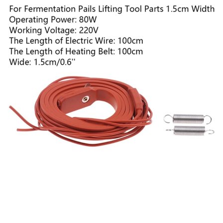 Bryg Vin Varmebælte til Gæringsbøtter Løfteværktøj