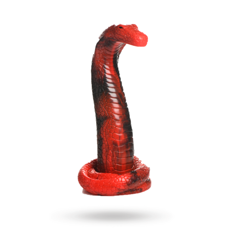 XR Brands: King Cobra Silicone Dildo 21 cm - Vuxen.dk: For hende