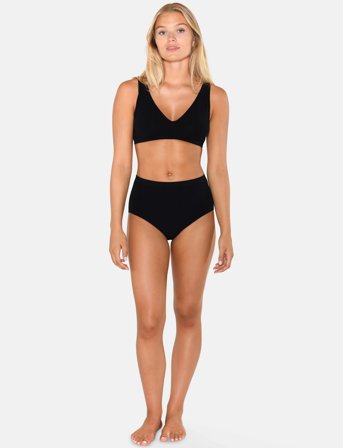 CCDK Copenhagen Bamboo Seamless Soft Bra - Black - XS/S